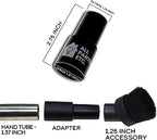 Elongated Universal Dust Brush Attachment, 1.25” Long Dusting Brush Accessories for Shop Vac, Bissell, Nutone, Electrolux, Beam, Eureka & other Central Vacs - Image 3
