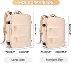 coofay Large Carry On Backpack Flight Approved Personal Item Travel Backpack For Women Airline Approved Waterproof Sports Luggage Backpack Casual Daypack Small Hiking Backpack - Image 2