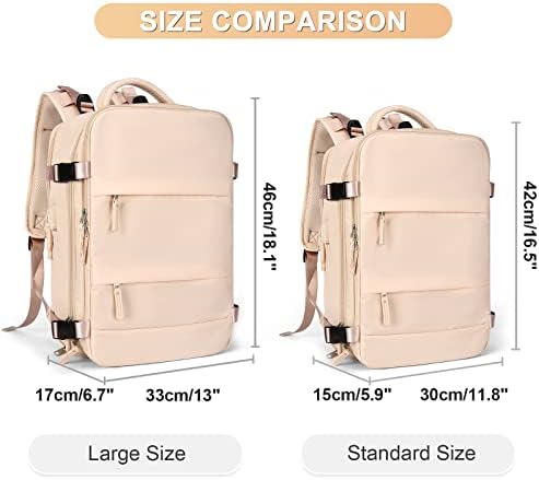 coofay Large Carry On Backpack Flight Approved Personal Item Travel Backpack For Women Airline Approved Waterproof Sports Luggage Backpack Casual Daypack Small Hiking Backpack - Image 2