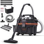 WECLEAN Shop Vac 4 Gallon 5.5 Peak HP Commercial Wet Dry Vacuum Cleaner, Heavy Duty Shop Vac with Blower Function, HEPA Filter, Portable Wet Dry Vac for Garage Car Detailing Construction Cleanup by WECLEAN