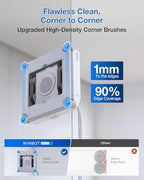 ECOVACS (2026 Version) WINBOT Mini Window Cleaning Robot - Compact Design, Dual Nozzles with Ultrasonic Spray, 9-Stage Protection System, Intelligent Path Planning, 3 Cleaning Modes - Image 4