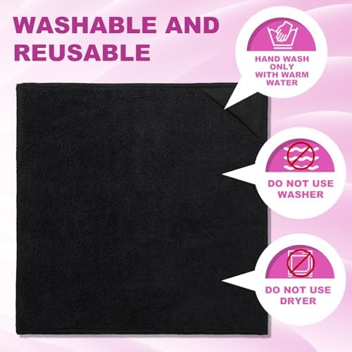 Tudomro 30 Pcs Magnetic Microfiber Cleaning Cloth, Black, Blue - Image 4