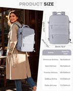coofay Vacuum Backpack Travel with Pump Vacpack Travel Backpack with Vacuum System Mochila de Viaje Compresion al Vacio Easyvacpack Airbag Backpacks for Traveling Carry on Luggage - Image 4