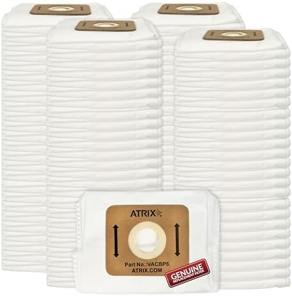 Atrix VACBP6-100P Replacement HEPA Filters for Atrix Backpack Vacuum, 100-Pack , White by Atrix