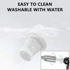 Cordless Car Vacuum Cleaner,20000Pa Powerful Suction Handheld Vacuum(Black) - Image 4