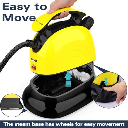 Waitbird steam cleaner base, detachable, easy to assemble, with wheels for easy movement, suitable for home steam cleaners. - Image 4