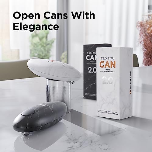 Kitchen Mama Auto 2.0 Electric Can Opener, Marble White - Image 5