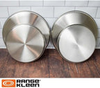 Range Kleen 550 Stainless Steel Round Burner Kovers, Set of 4 - Image 2
