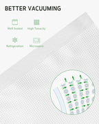 Syntus 50 Pcs Vacuum Sealer Bags for Food, Quart Size 8x12, BPA Free - Image 2