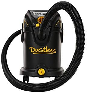 Dustless Technologies HEPA Wet+Dry Pro Vacuum, 8 Gallon, Black (D1618) by Unknown