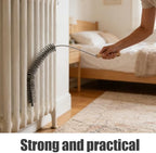 Flexible Radiator Cleaning Brush Time-Saving Multi-Purpose Tool with Wood Handle 4pcs Gap Duster for Deep Slot Cleaning for Baseboard and Heater Fins for Bedroom and Living Room - Image 3