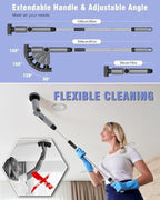 Electric Spin Scrubber, [IPX8 Waterproof ] [50KG Torque]- Gray - Image 2