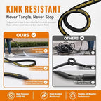 LIULO TOOL 100 FT Pressure Washer Hose with 3/8" Quick Connect, 4000 PSI Kink Resistant High Tensile Wire Power Washer Hose - Image 6