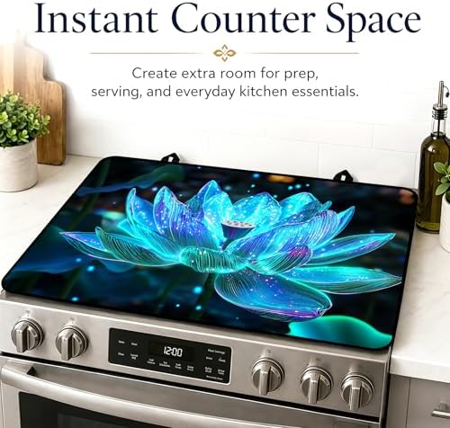 Stove Top Cover,28.5"L x 20.25"W,Heat Resistant Cooktop Protector Mat - Image 7
