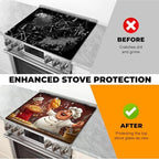 Stove Top Cover for Glass Electric Stove (Pizzas, 30" x 21") - Image 4