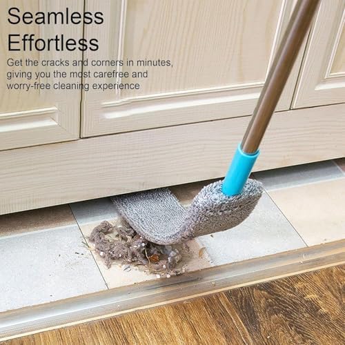 Retractable Gap Dust Cleaner,Microfiber Hand Duster,Under Fridge & Appliance Duster,Telescopic Dust Brush for Wet and Dry,Cleaning Tools for Bedroom Bed Sofa Kitchen - Image 2