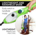 H2O X5 Dual Blast Steam Mop & Handheld Steam Cleaner | 5-in-1 Floor Steamer | Forward-Blast Mop Head for Edges & Tough Messes | Hardwood, Tile & Laminate Cleaner - Image 6