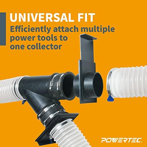 POWERTEC 70108 4 Inch Blast Gate for Dust Collector, Dust Collection Fittings - Image 3