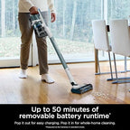 Shark PowerPro Plus Cordless Stick Vacuum, Pure Water, IZ377H - Image 4