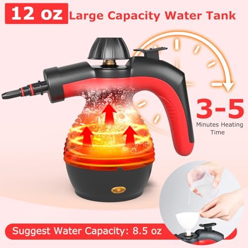 COSTWAY Handheld Steam Cleaner, 1050W Portable Household Steamer - Image 3