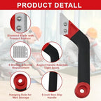 23 Pack Grout Removal Tool Kit, 2 Tile Grout Saws with 6 Extra Blades, 2 Hand Grout Saw and 7 Cleaning Blades, Caulk Remover for Bath Shower, Ideal for Floor Tile Grout Cleaning - Image 3
