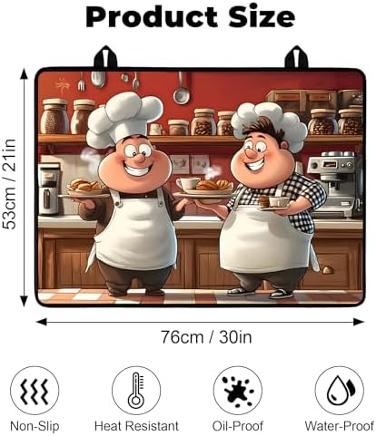 Stove Top Cover for Glass Electric Stove (Cooks, 30" x 21") - Image 2