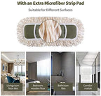 Eyliden Dust Mop, 2 Microfiber Pads, Home Commercial Cleaning, Quick Swap - Image 4