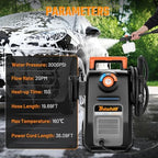 This Hill 2-in-1 Pressure Washer and Steam Cleaner, 3000 PSI 2 GPM - Image 3