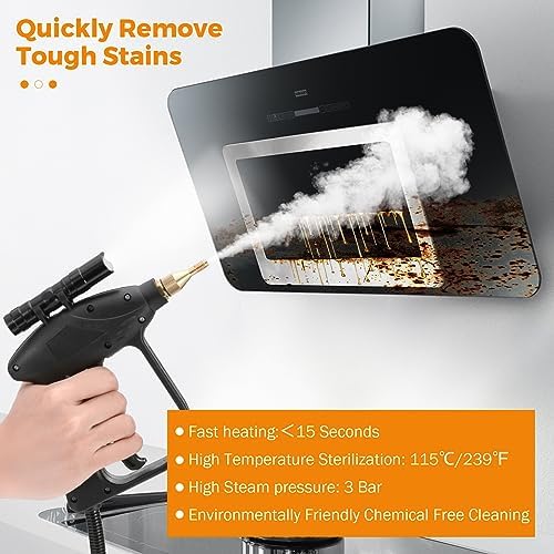 BEAMNOVA High Pressure Steamer for Auto Detailing, Car Steam Cleaner - Image 2
