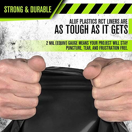 Heavy Duty 33 Gallon Trash Bags (Huge 400 Ct. /w Flap Ties) - 2 MIL equiv. Thick Gauge Large Black Plastic Garbage Liners for Kitchen, Home. Outdoor, Lawn, Yard, Contractors, Brute/Rubbermaid cans - Image 2