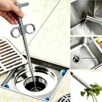 Drain Snake, Drain Clog Remover - Gutter Cleaning Tools Drain Cleaner for Toilet Sewer Shower Kitchen Bathroom Tub Clogged Drains Opener Cleaning Tool, Flexible Grabber Claw Pick Up Reacher (79 inch) - Image 7