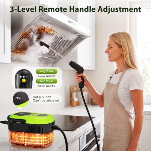 Steam Cleaner for Home Cleaning: 3-Level Control Portable Handheld Steamer - Image 3