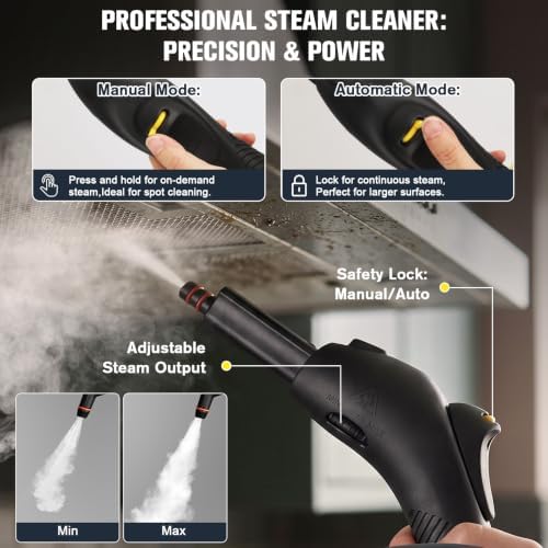 Waitbird 4.5 Bar 300°F Steam Cleaner for Bathroom, Kitchen, Floor & Grout - Image 5
