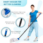 Mops for Indoor Floor Cleaning, Small Cotton String Mop with 51'' Handle - Image 4