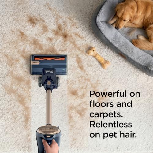 Shark Rocket Turbo Corded Stick Vacuum, Self-Cleaning, Navy, TV301 - Image 2