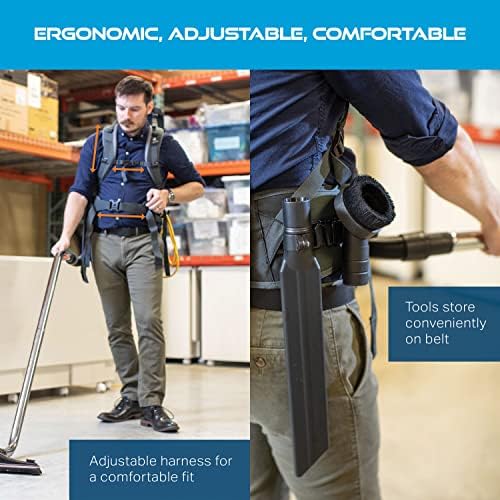 Powr-Flite Comfort Pro Backpack Vacuum Commercial, 6-Quart Canister, BP6S - Image 6