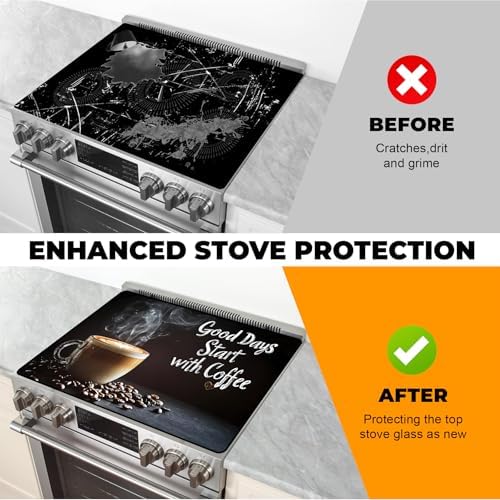 Stove Top Cover for Glass Electric Stove (Cafe, 30" x 21") - Image 5