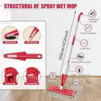 Spray Mops for Floor Cleaning: Microfiber Wet Dust Mop Hardwood Floor Mop - Image 2