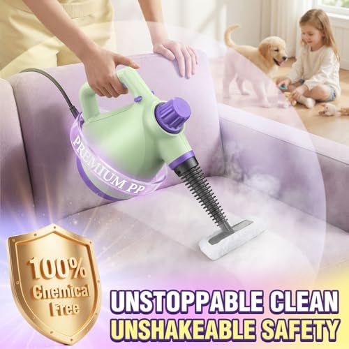 1050W Pressurized Handheld Steam Cleaner for Home, Steamer for cleaning - Image 3