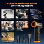 K&F CONCEPT Compressed Air Duster, 3 Gear Adjustable 5000mAH,Rechargeable - Image 2