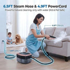 Handheld Steam Cleaner for Car Detailing & Home Deep Cleaning, 15s Fast Heat-Up, 1.8L Large Tank, with 15 Accessories for Grout, Furniture, BBQ, Floor - Image 6