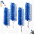 Bendable Microfiber Duster, Reusable Dust Remover, 2027 New Fan Cleaning Brush Washable ldeal for Electric Fans Air Conditioning, Home Car Vents, Curtain (Blue*4) by Unknown
