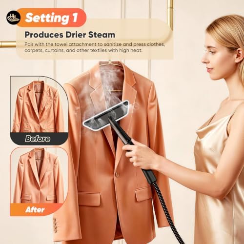 Steam Cleaner for Home, Battery-Free Trigger Control, Steamer for Cleaning - Image 7