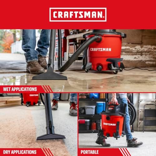 CRAFTSMAN CMXEVBE18690 9 Gallon 4.25 Peak HP Wet Dry Shop Vacuum - Image 4