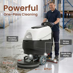 AF2013 20-Inch Walk-Behind Commercial Floor Scrubber, Pad Kit - Image 4