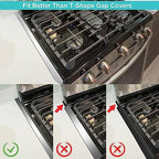 Stove Gap Covers - Stainless Steel, Kitchen Stove Counter Gap Cover Oven Gap Cover, Heat Resistant & Easy to Clean Stove Gap Filler, Upgraded Wider Top Suitable for Wider Stove & Counter Gaps (23.5") - Image 3