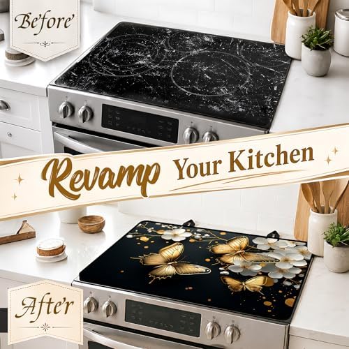 Stove Top Cover,28.5"L x 20.12"W,Heat Resistant Cooktop Protector Mat - Image 4
