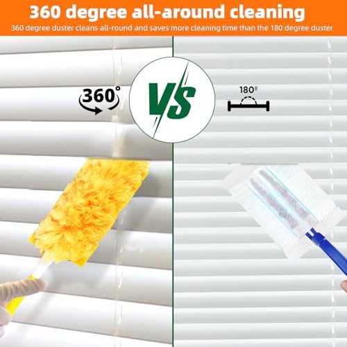 30 Pack 360 Dusters Refills for Swiffer® Dusters, Heavy Duty Duster Kit - Image 4