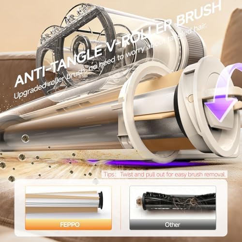 FEPPO Mattress Vacuum Cleaner PRO, 4-in-1 16Kpa Bed Vacuum with UV-C Light - Image 7