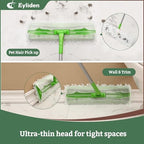 Eyliden 16.5" Large Sweeper Mop, 3 Types of 22 Disposable Dry & Wet Cloths - Image 4